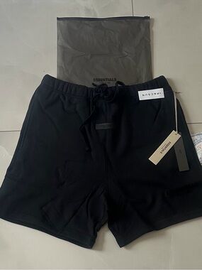 Essentials Men's Black Shorts